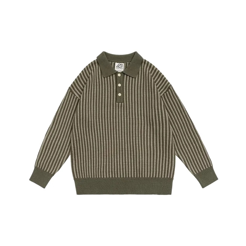 Casual Loose Polyester Sweater-0