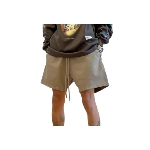 Straight Drawstring Sports Shorts