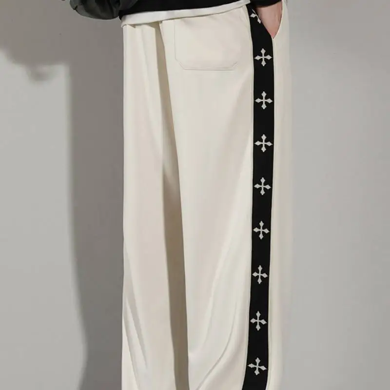 Casual Loose Polyester Sports Pants-6