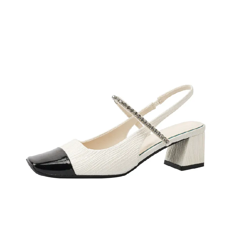 Funky Rhinestone High Heels-0
