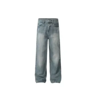 Fashionable Loose Straight Leg Jeans
