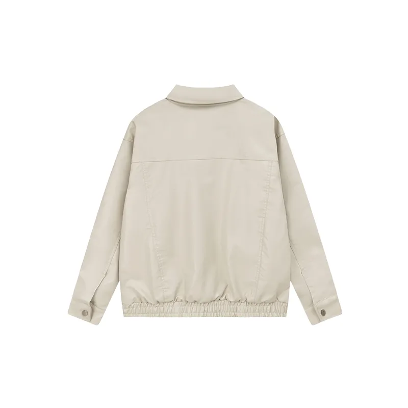Street Loose PU Jacket-7