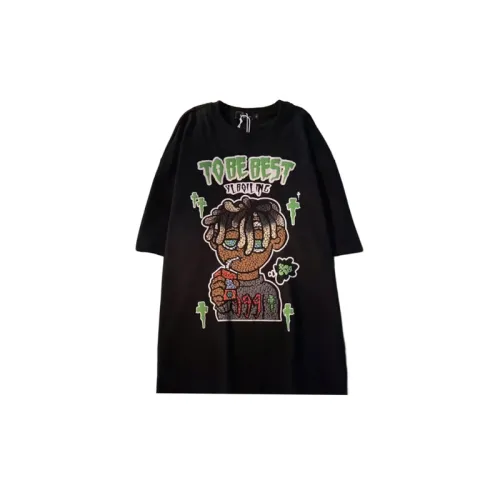 Cartoon Loose Hip Hop Half Sleeved T Shirt