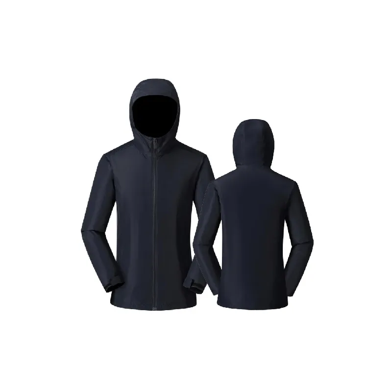 Simple Embroidered Polyester Jacket-5