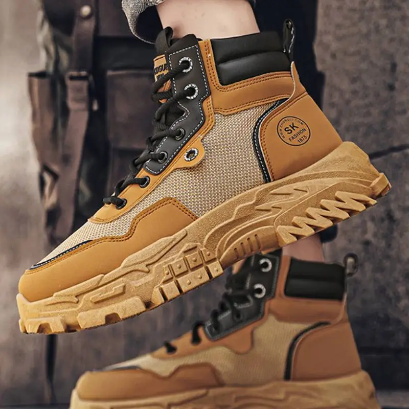 Retro Simple Outdoor Boots-1