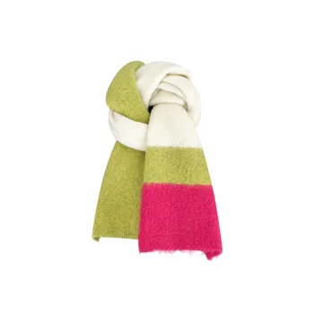 Casual Contrast Color Warm Knit Scarf