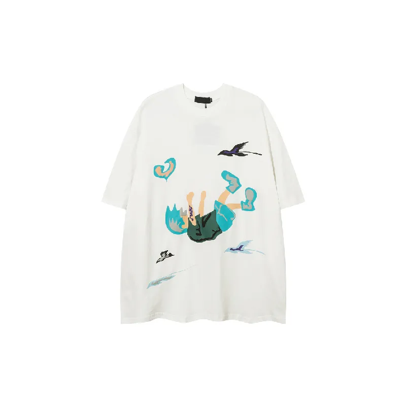 Street Cartoon 100% Cotton T Shirt-2
