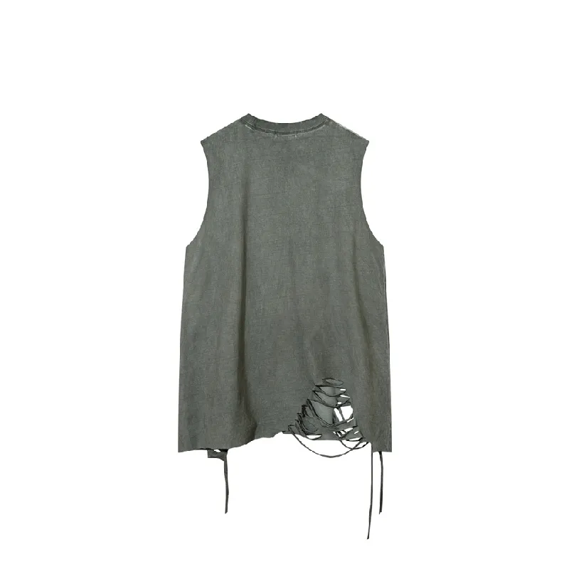 Retro Casual Cotton Blended Fabric Vest Unisex-7