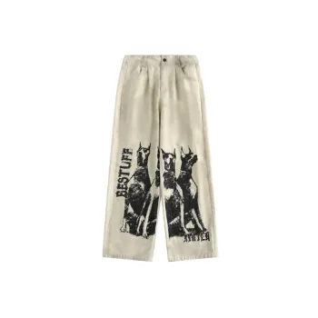 Simple Loose Washed Casual Pants