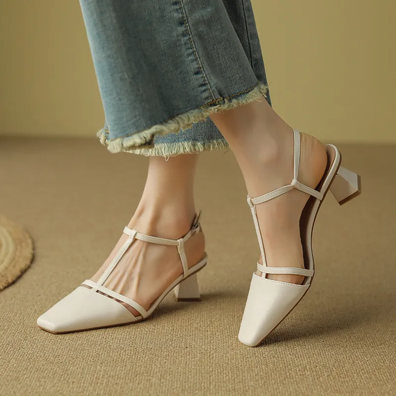 Basics Buckle High Heels-1