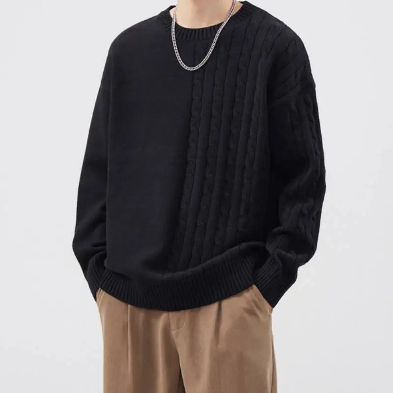 Street Loose Cotton Sweater-9