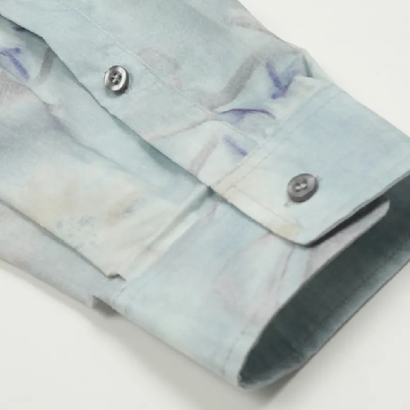 Elegant Floral All Over Print Shirt-4