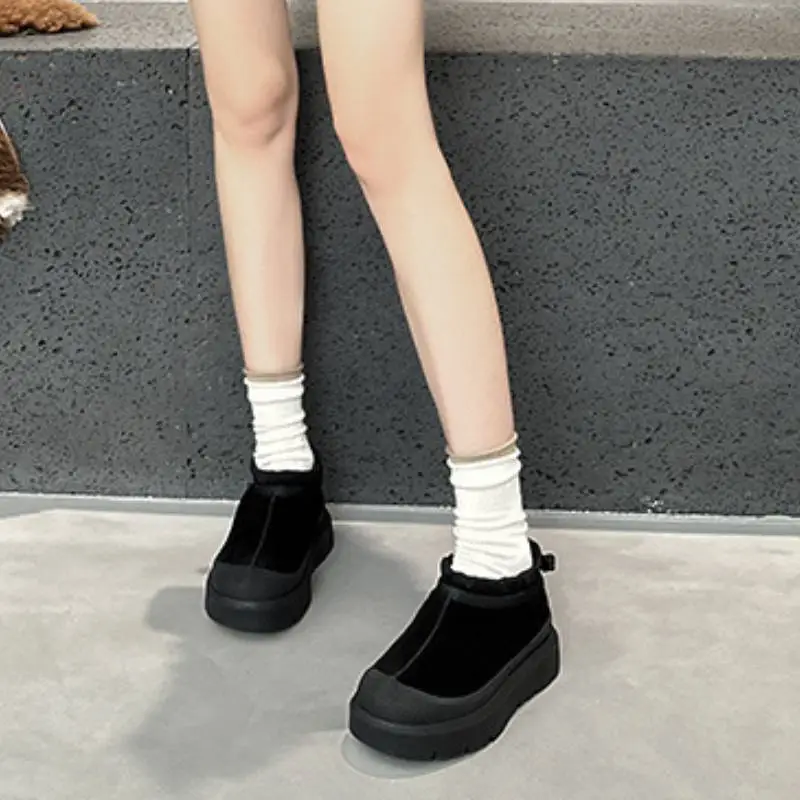 Fashionable Plain Snow Boots-6