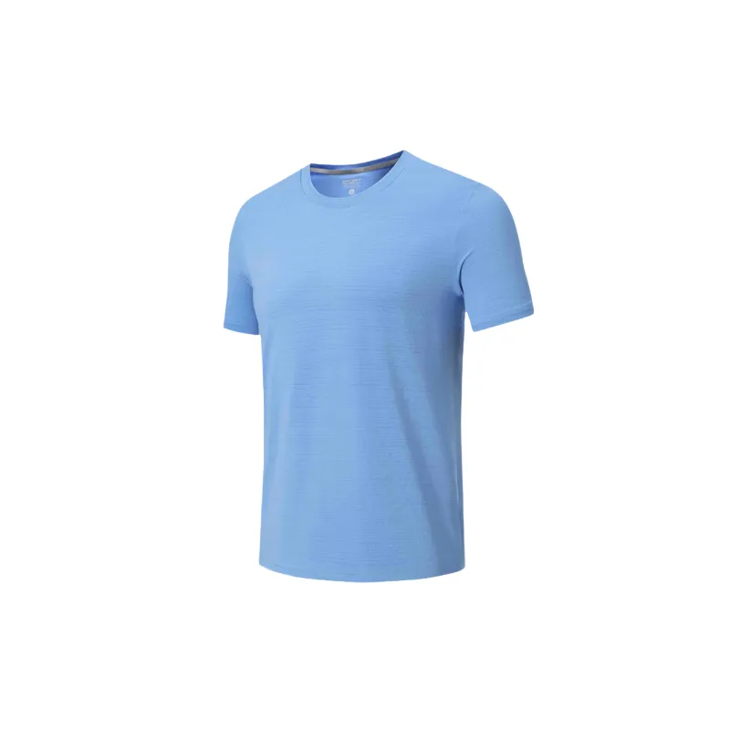 Casual Plain Blended Synthetic Fabrics T Shirt-10