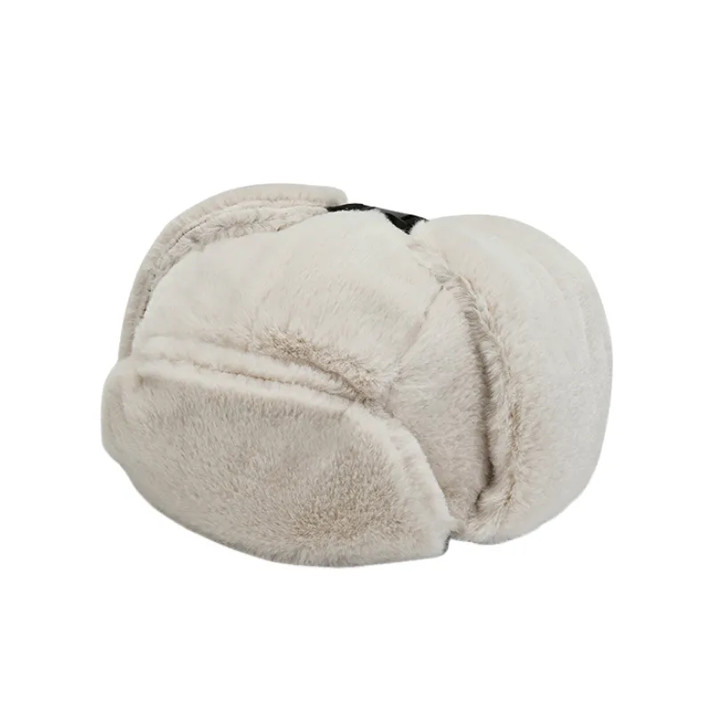 Simple Warming Red Army Cap-2
