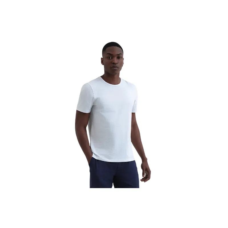 Casual Plain Audel T Shirt-2