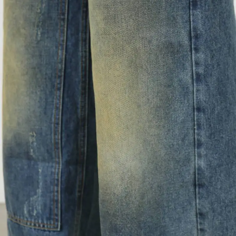 Loose Straight Leg Jeans-4