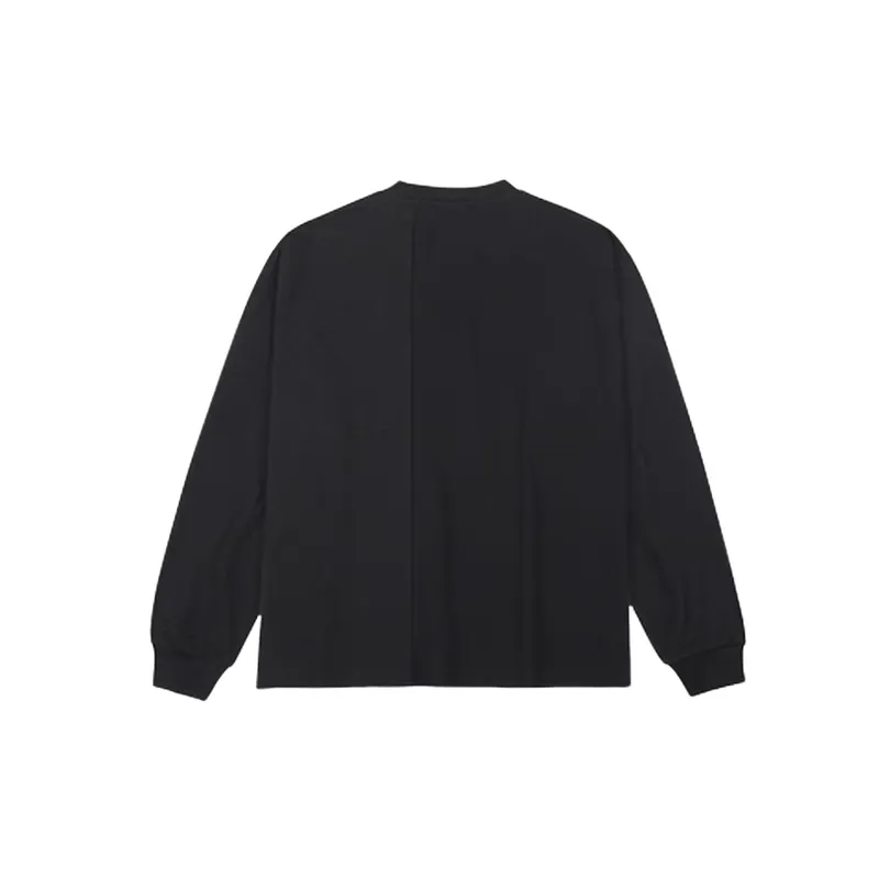 Silhouette Stitching Pocket Long Sleeve Sweatshirt-4