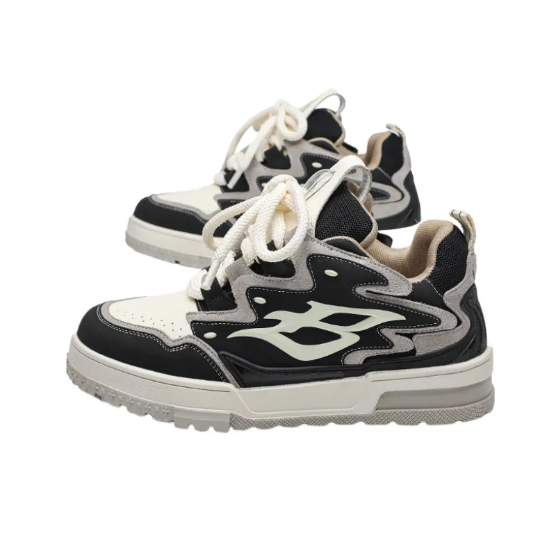 Niche Design New High Street Thick Sole Increased Shoes