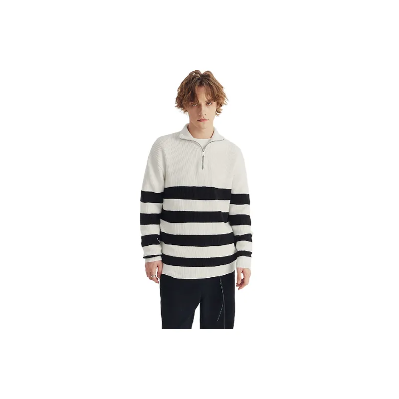 Fashionable Loose Long Sleeve Blended Synthetic Fabrics Sweater-0