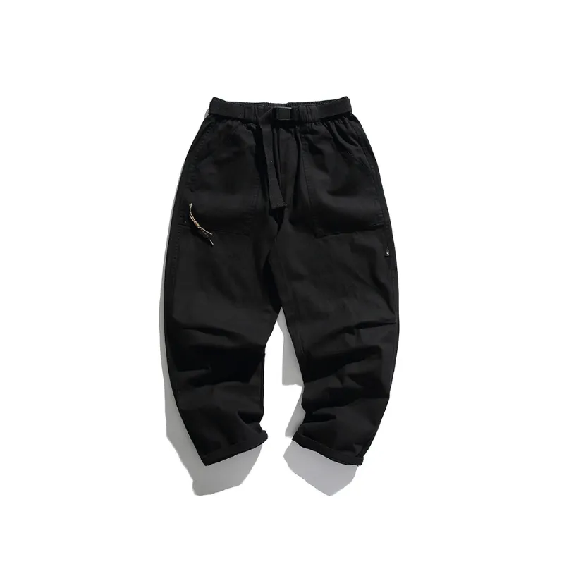 High waisted Loose Straight leg Trousers