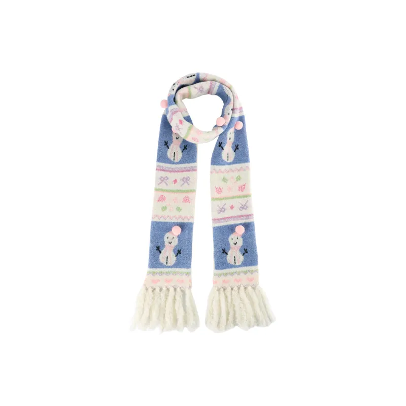Simple Warm Knit Scarf-0