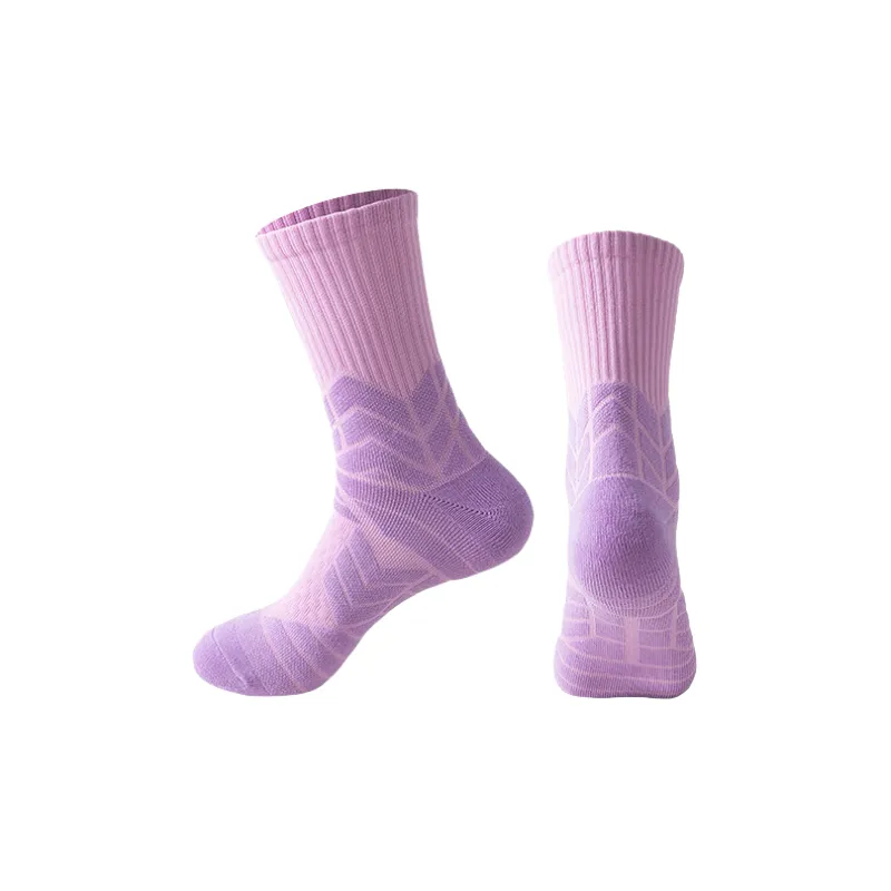 Plain Sporty Polyester Mid Calf Sock-4