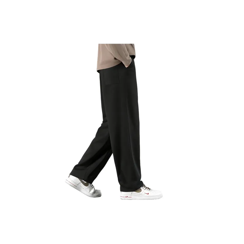 Casual Plain Huacotton Sports Pants-6