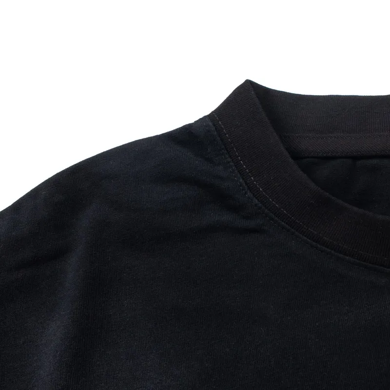 Loose Washed Cotton Blended Fabric T Shirt-2