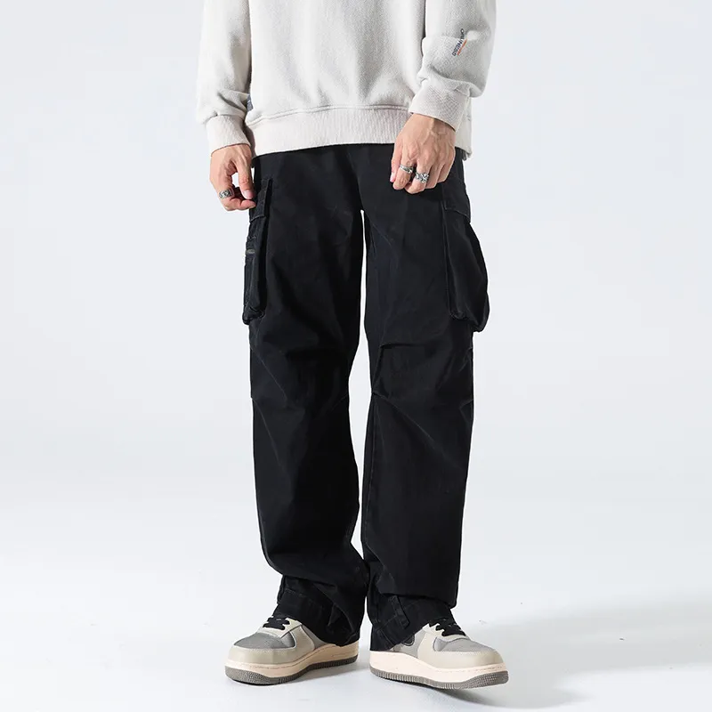 Street Casual 100% Cotton Cargo Pants-7