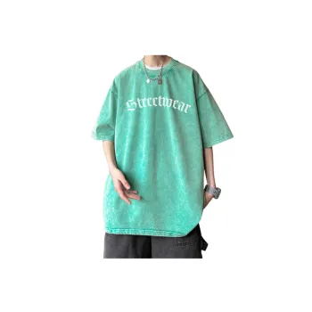 Washed Old Hiphop Fashion Brand Loose T shirt