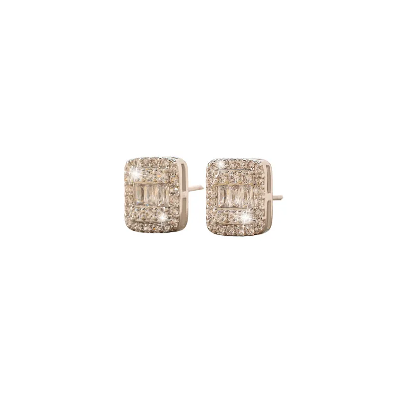 Light Luxury Zircon Earrings-4