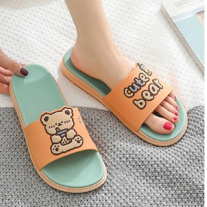 Home Use Cartoon Flip Flops-5