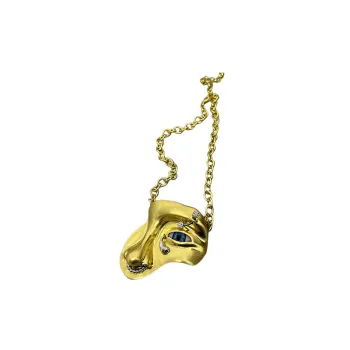 Exaggerated Hip Hop Pendant Necklace