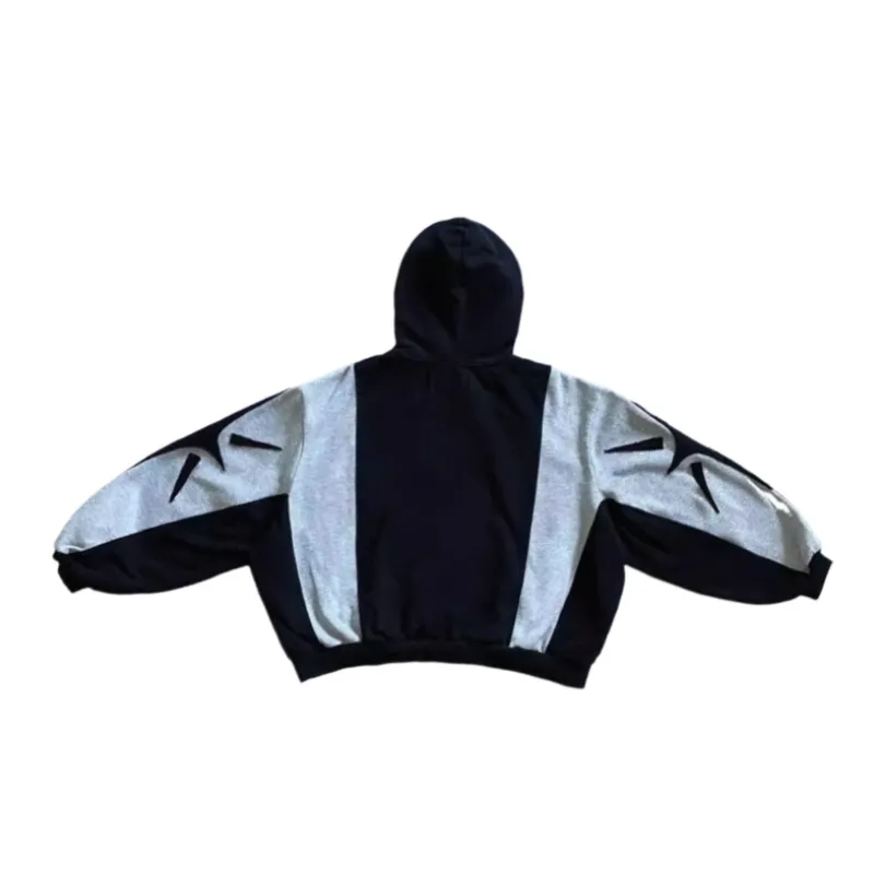 Casual Contrast Color Sweatshirt-1