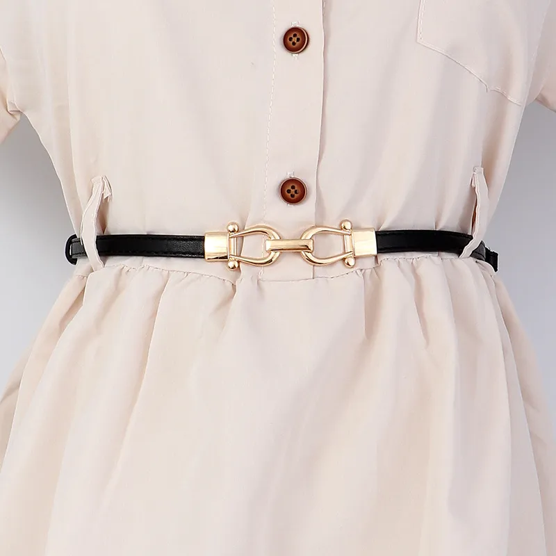 Fashionable Casual Leather Belt Women-5