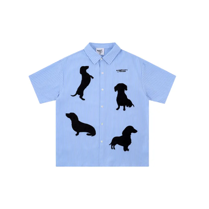 Casual Loose Blended Synthetic Fabrics Shirt