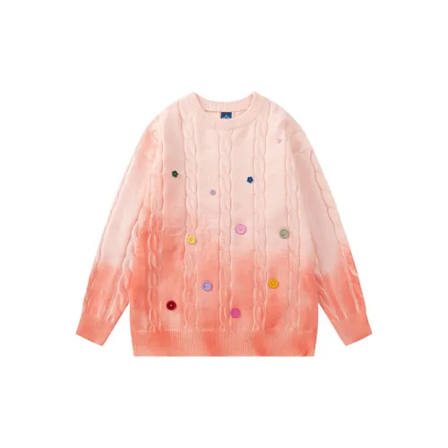 Lazy Style Gradient Knitted Sweater