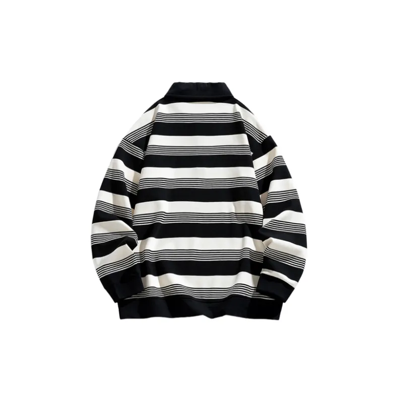 Casual Simple Loose Polo-1