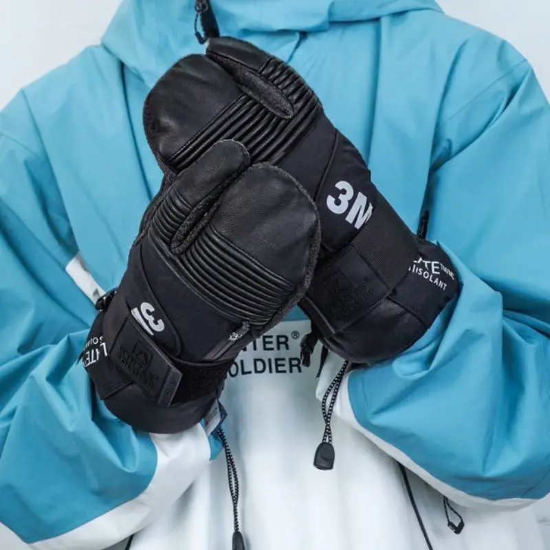 Basics Warming Ski Gloves-3