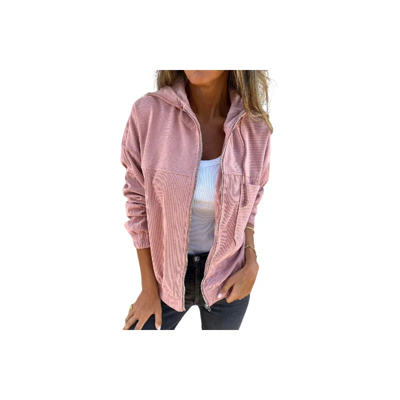 Simple Plain Loose Jacket-2