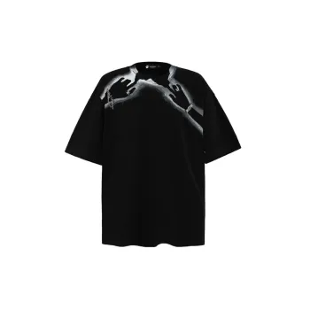 Casual Print 100% Cotton T Shirt
