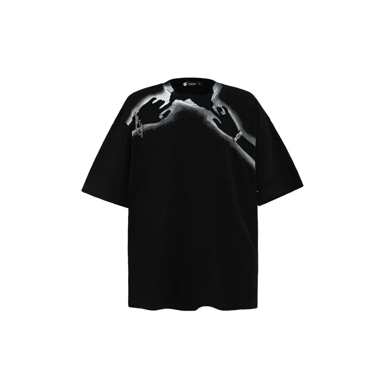 Casual Print 100% Cotton T Shirt-2