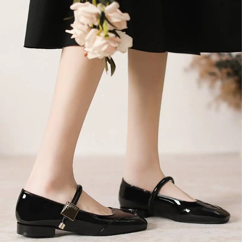 Casual Plain Mary Jane Shoes-2