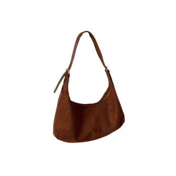 Retro Plain Capacity Shoulder Bag