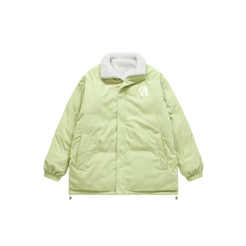 Embroidery Warming Polyester Quilted Jacket-6