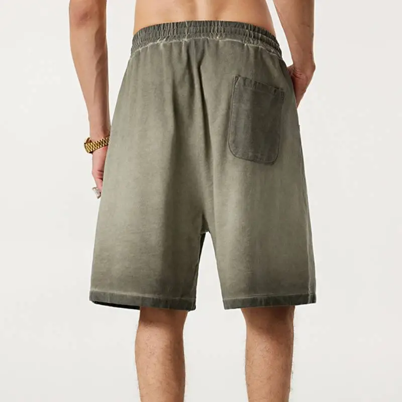 Retro Loose Cotton Casual Shorts-7