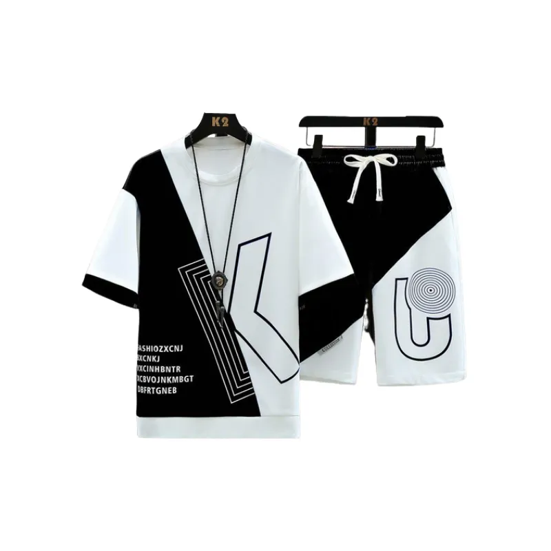 Trendy Silk Sports Suit-5