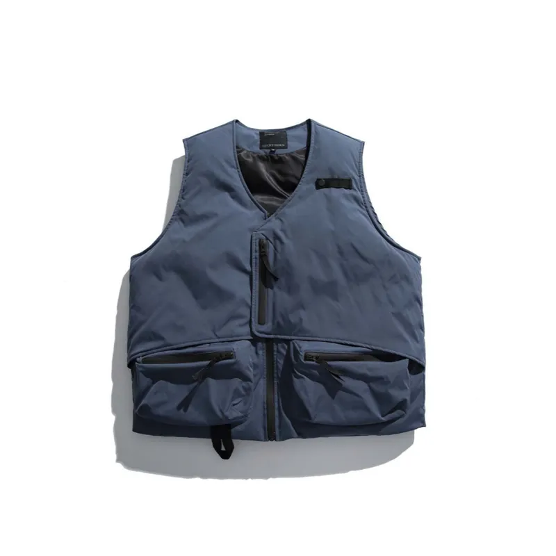 Casual Cotton padded and Thickened Vest-2