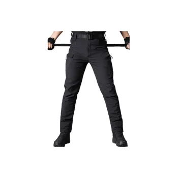 Waterproof Straight Leg Polyester Elastane Fabric Cargo Pants